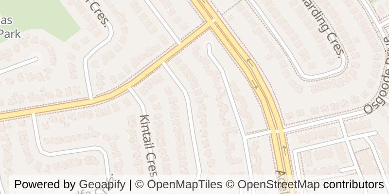 Map of 84 KINTAIL CRESCENT, London South (South Y)