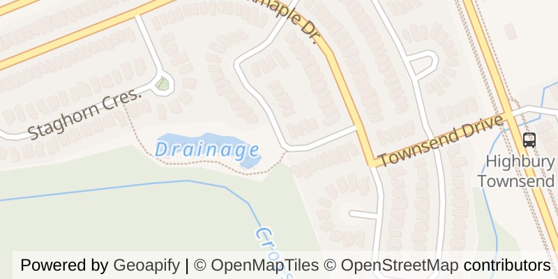 Map of 1141 CROSSCREEK CRESCENT, London East (East A)