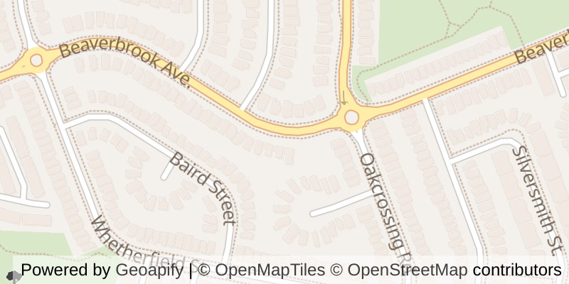 Map of 1660 BEAVERBROOK AVENUE, London North (North M)