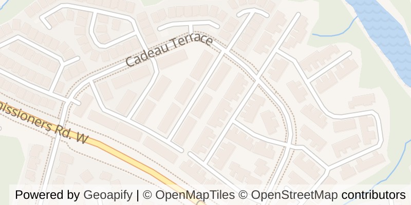 Map of 29 - 7 CADEAU TERRACE, London South (South B)