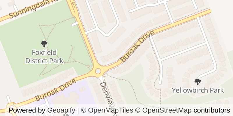 Map of 2344 BUROAK DRIVE, London North (North S)