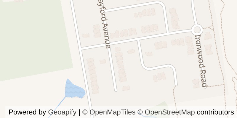 Map of 1754 BRAYFORD AVENUE, London South (South K)