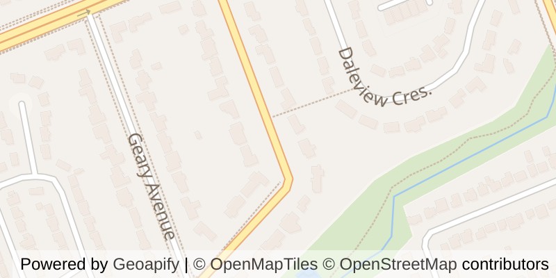 Map of 1505 STONEYBROOK CRESCENT, London North (North G)