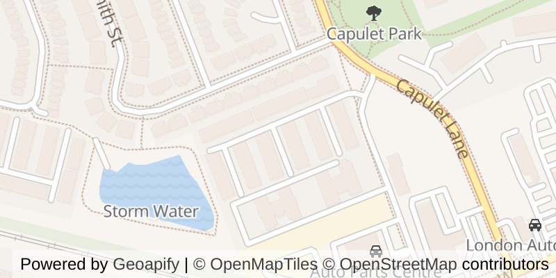 Map of 11 - 43 CAPULET WALK, London North (North M)
