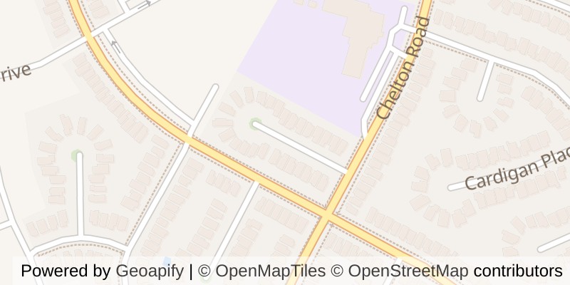 Map of 1582 CHELTON PLACE, London South (South U)