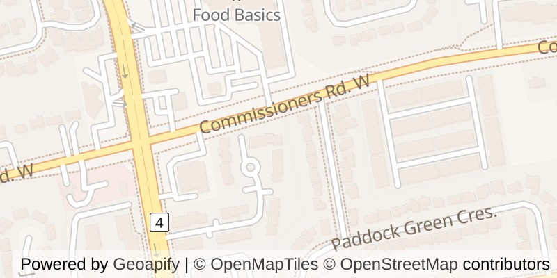 Map of 664 WONDERLAND ROAD S, London South (South N)