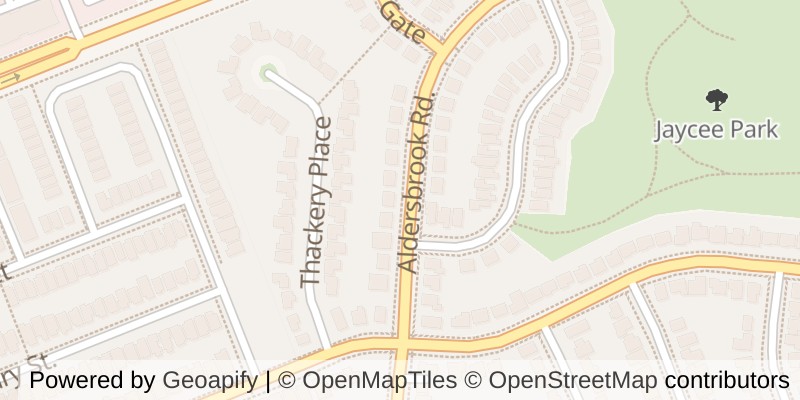 Map of 1767 ALDERSBROOK ROAD, London North (North F)