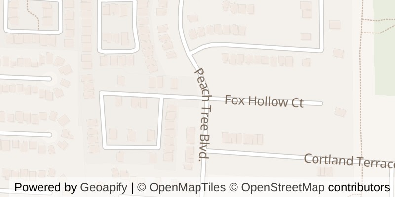 Map of 49 - 234 PEACH TREE BOULEVARD, St. Thomas