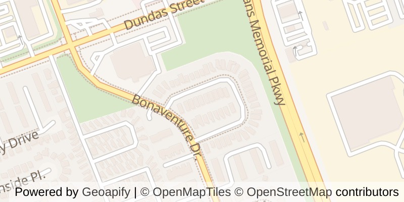 Map of 315 SIMPSON CRESCENT, London East (East I)