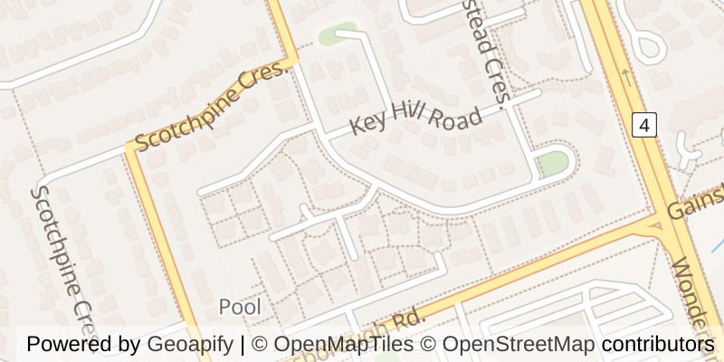 Map of 36 - 388 HOMESTEAD COURT, London North (North F)