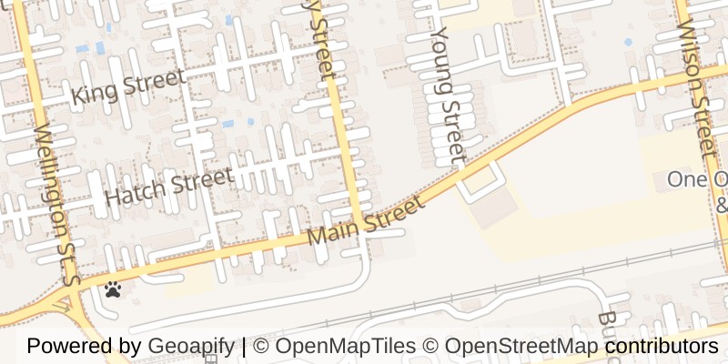 Map of 87 BAY STREET, Woodstock (Woodstock - South)