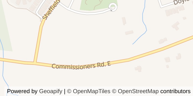 Map of 2625 BARN SWALLOW PLACE, London South (South U)