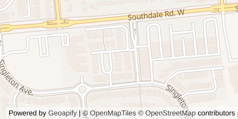 Map of 50 - 3200 SINGLETON AVENUE, London South (South W)