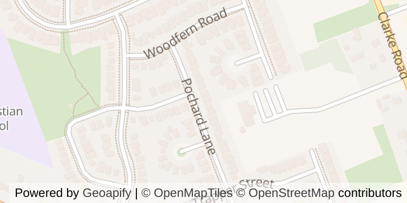 Map of 204 POCHARD LANE, London East (East P)