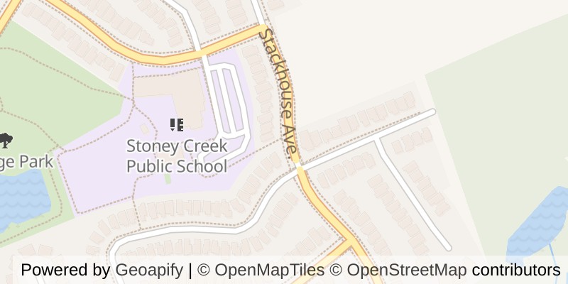 Map of 1701 STACKHOUSE AVENUE, London North (North C)