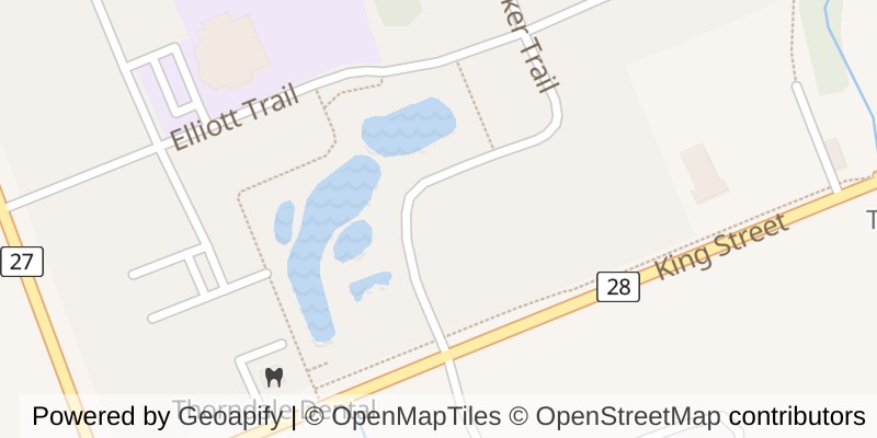 Map of 16 BROOKER TRAIL, Thames Centre (Thorndale)