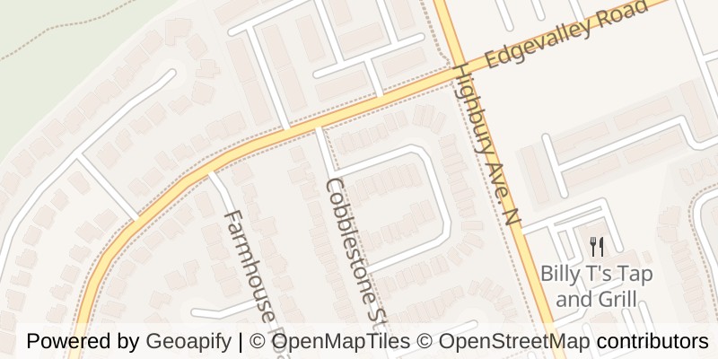 Map of 1429 ASPENRIDGE CRESCENT, London East (East A)