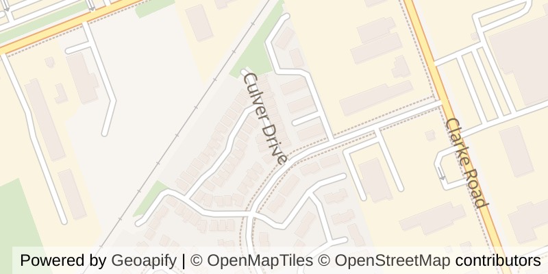 Map of 1904 CULVER DRIVE, London East (East I)