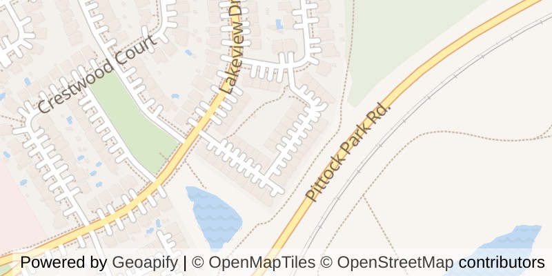 Map of 16 - 500 LAKEVIEW DRIVE, Woodstock (Woodstock - North)