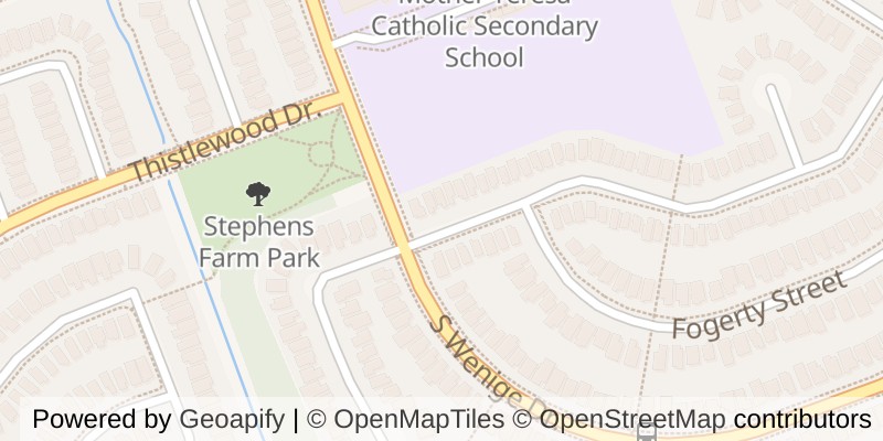 Map of 832 MARIGOLD STREET, London North (North C)