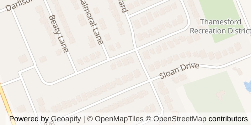 Map of 14 THAMES SPRINGS CRESCENT, Zorra (Thamesford)