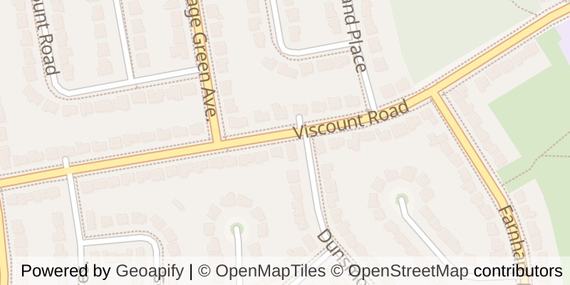 Map of 1093 VISCOUNT ROAD, London South (South M)