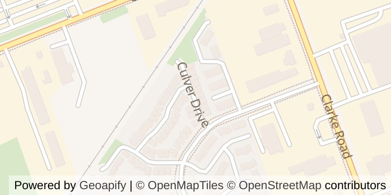 Map of 1840 CULVER DRIVE, London East (East I)