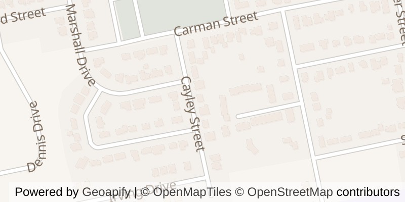 Map of 13 CAYLEY STREET, Norwich (Norwich Town)