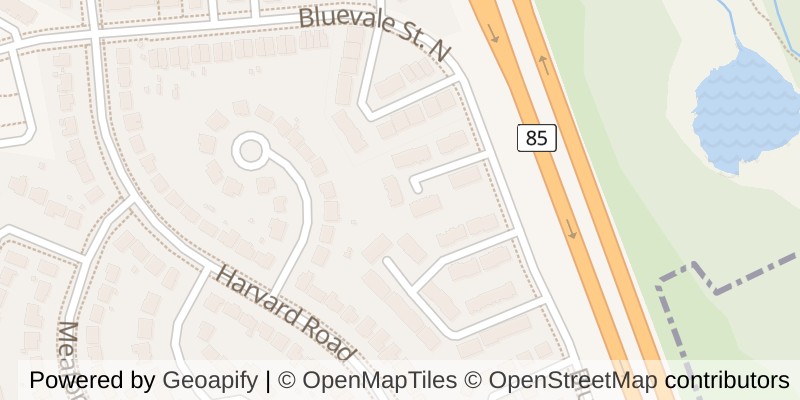 Map of 13 - 285 BLUEVALE STREET N, Waterloo