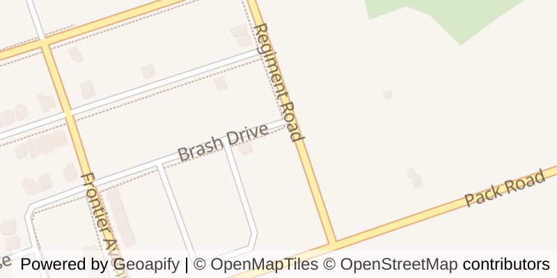 Map of 3359 REGIMENT ROAD, London South (South V)