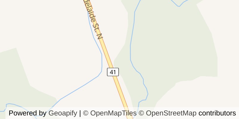 Map of 21948 ADELAIDE STREET N, Middlesex Centre