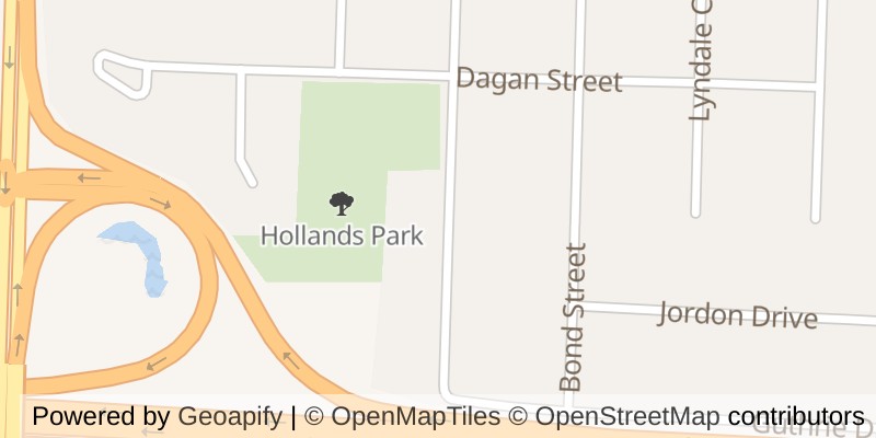 Map of 893 HOLLANDS AVENUE, Sarnia