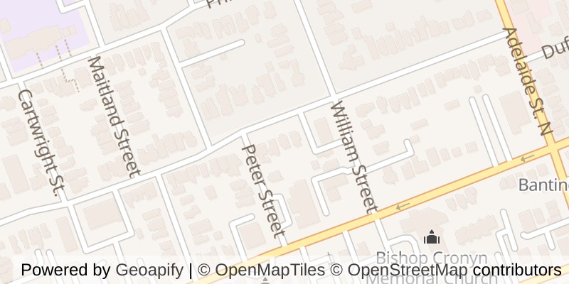 Map of 523 DUFFERIN AVENUE, London East (East F)