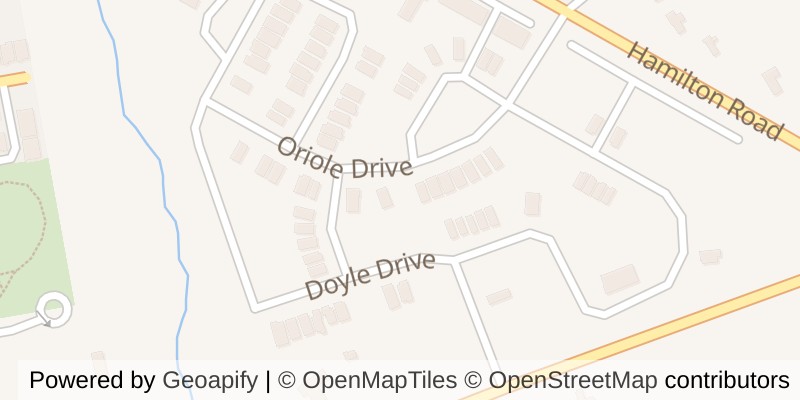 Map of 2775 ORIOLE DRIVE, London South (South U)