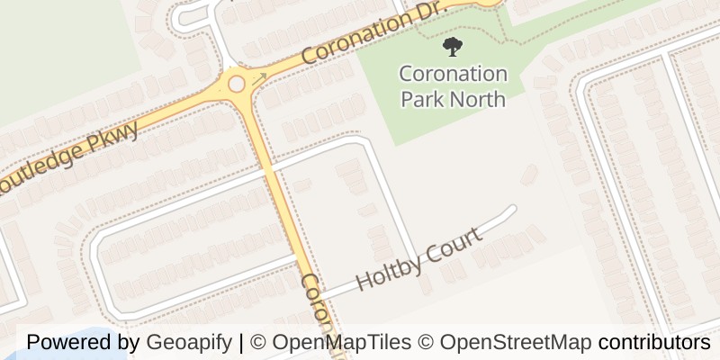 Map of 937 LENNON WAY, London North (North E)