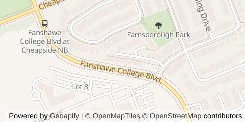 Map of 25 - 190 FLEMING DRIVE, London East (East D)