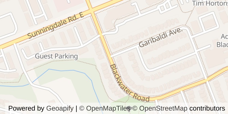 Map of 2200 BLACKWATER ROAD, London North (North B)
