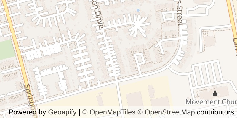 Map of 1030 PEARSON DRIVE, Woodstock (Woodstock - North)