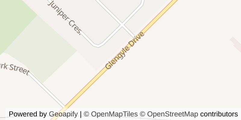 Map of 8271 GLENGYLE DRIVE, Strathroy-Caradoc (SE)