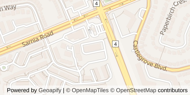 Map of 607 - 30 CHAPMAN COURT, London North (North I)
