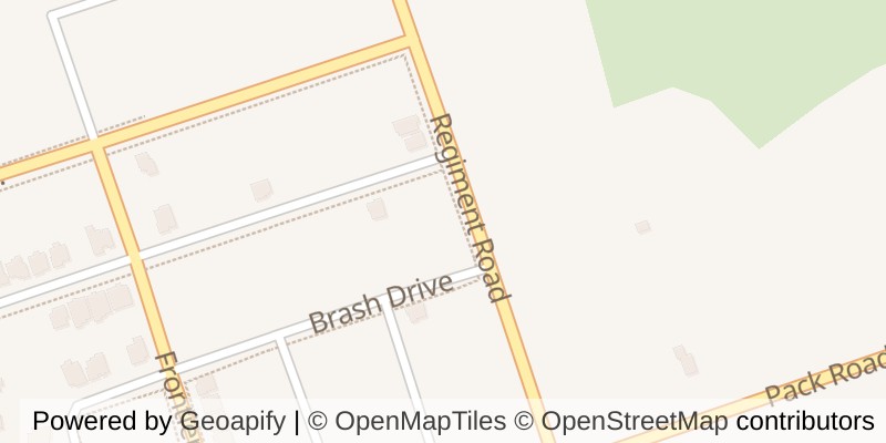 Map of 3331 REGIMENT ROAD, London South (South V)
