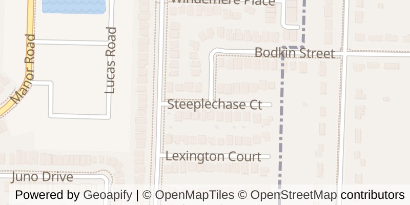 Map of 10 STEEPLECHASE COURT, St. Thomas
