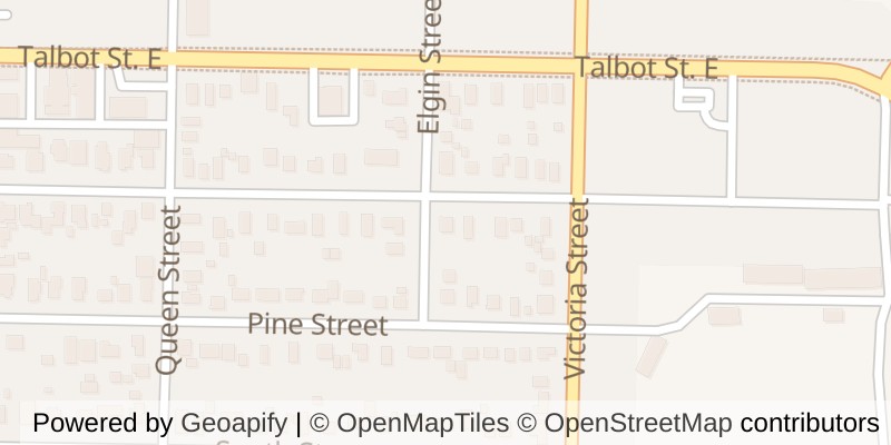 Map of 212 SYDENHAM STREET E, Aylmer