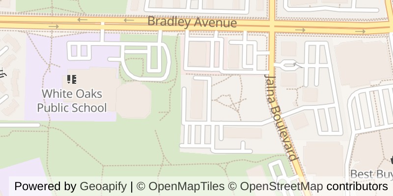 Map of 302 - 1103 JALNA BOULEVARD, London South (South X)