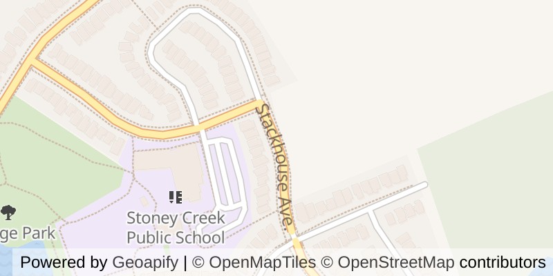 Map of 1741 STACKHOUSE AVENUE, London North (North C)