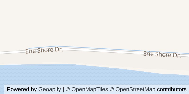 Map of 18378 ERIE SHORE DRIVE, Chatham-Kent (Blenheim)