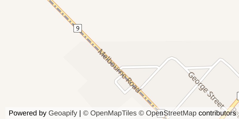 Map of 21996 MELBOURNE ROAD, Strathroy-Caradoc