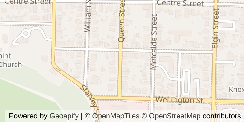 Map of 57 QUEEN STREET, St. Thomas
