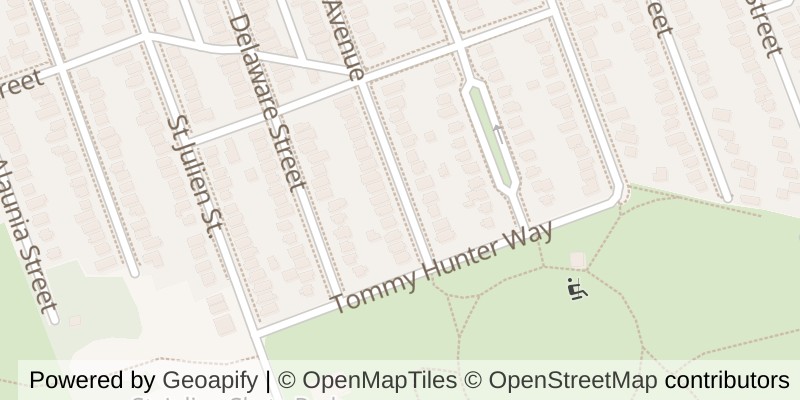 Map of 105 MADISON AVENUE, London East (East M)