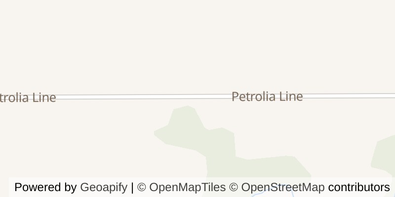 Map of 8192 PETROLIA LINE, Brooke-Alvinston (Brooke Alvinston)